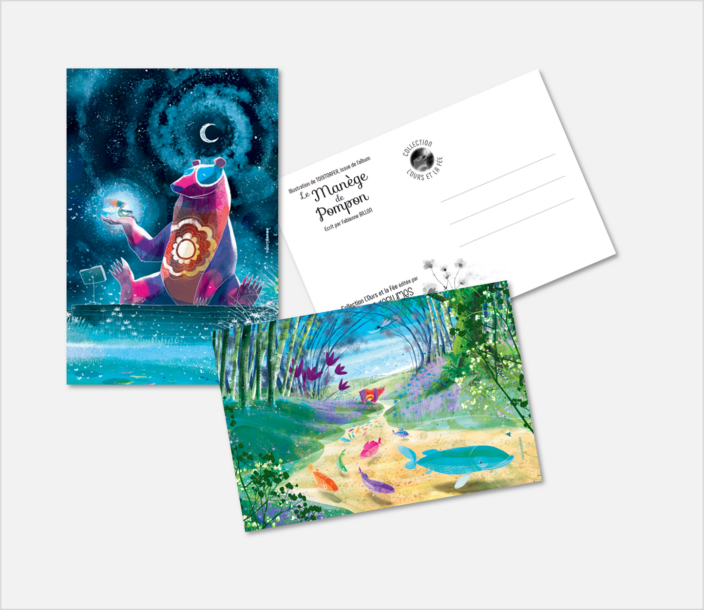 Lot de 2 Cartes postales - Le Concert de Bastakoum