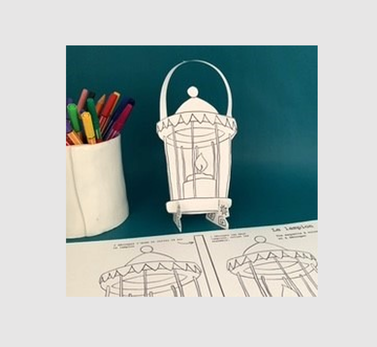 Maquette du lampion (dès 4 ans)
