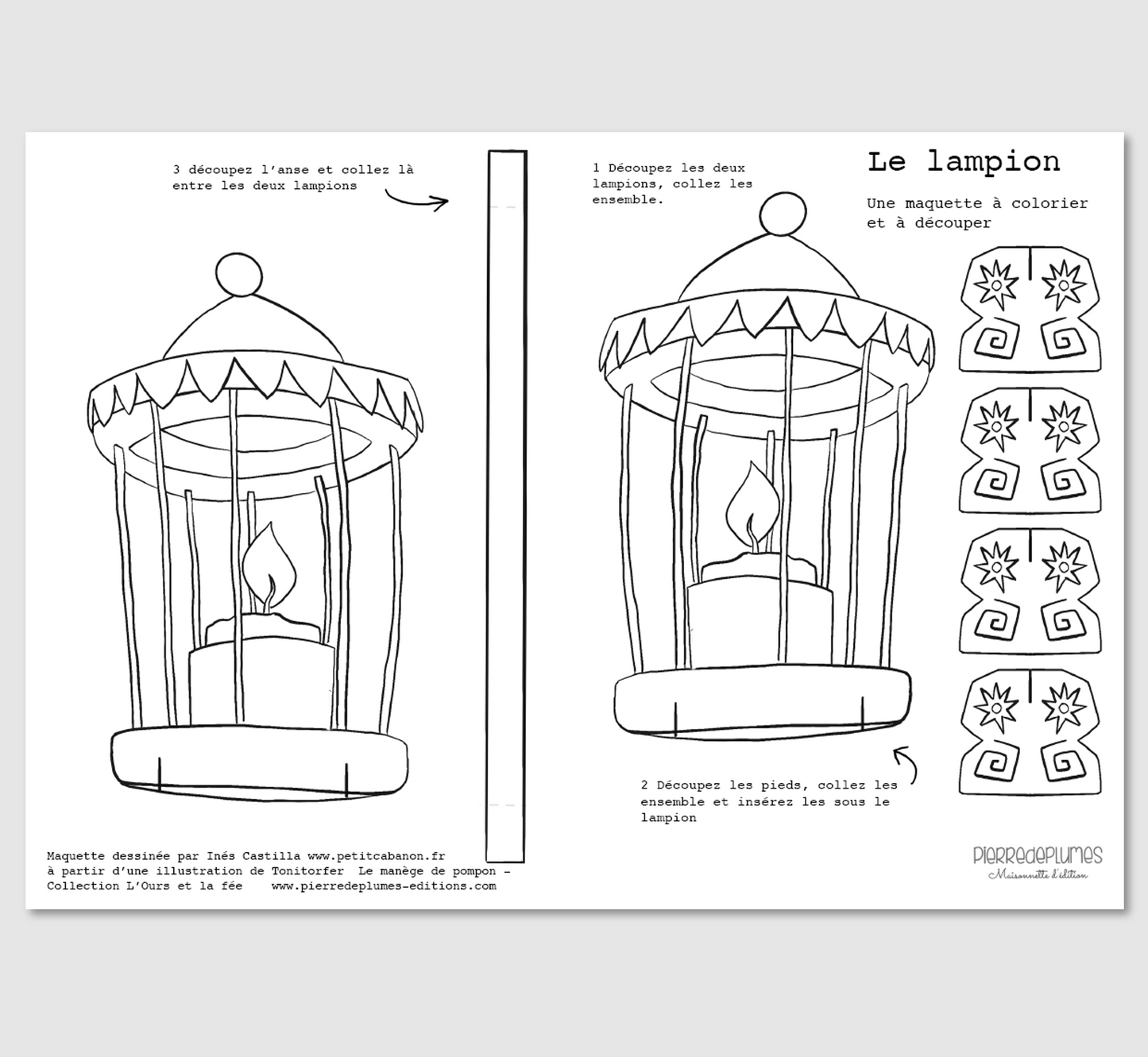 Maquette du lampion (dès 4 ans)