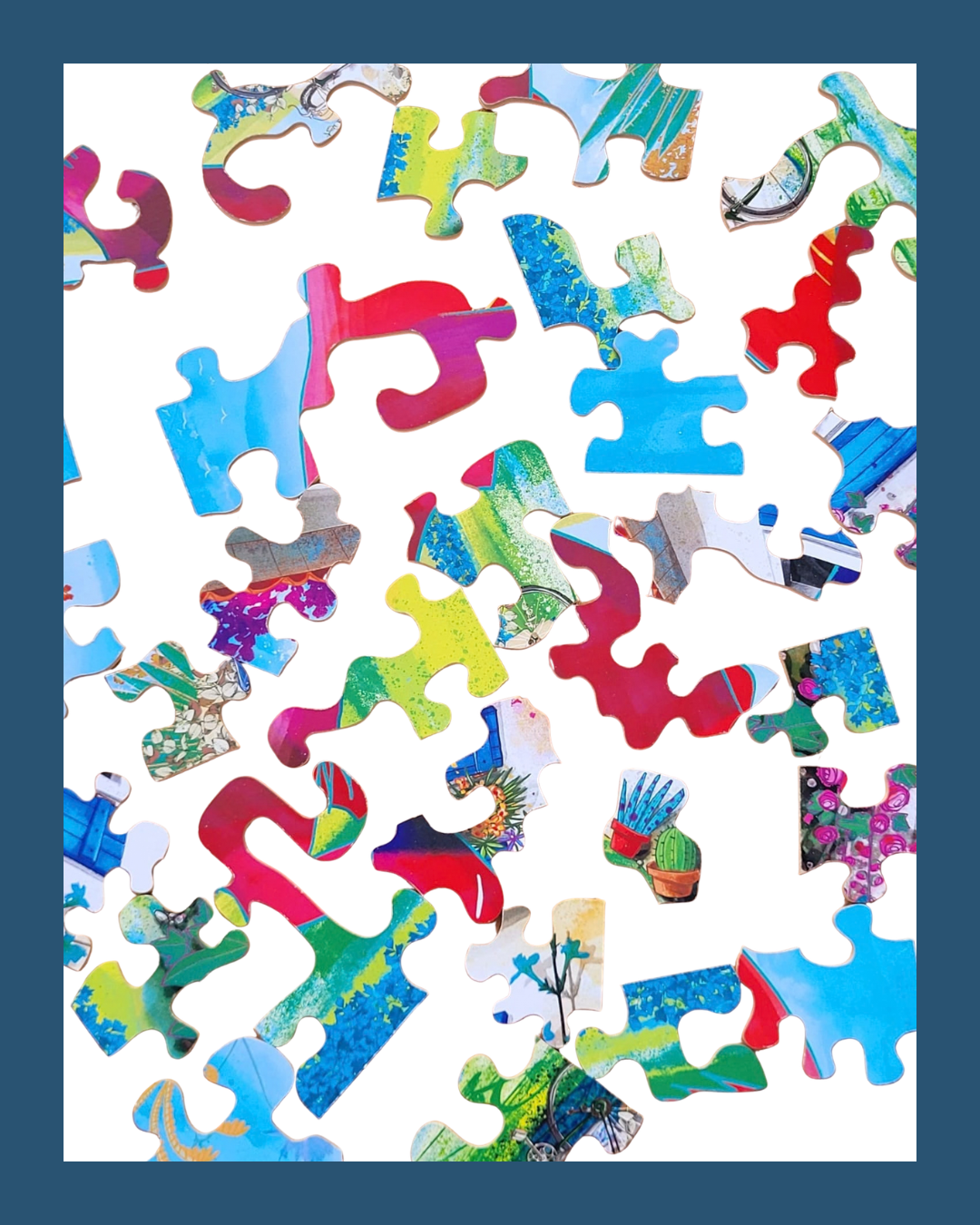 Puzzle en bois L'Ours sur l'île aux fleurs