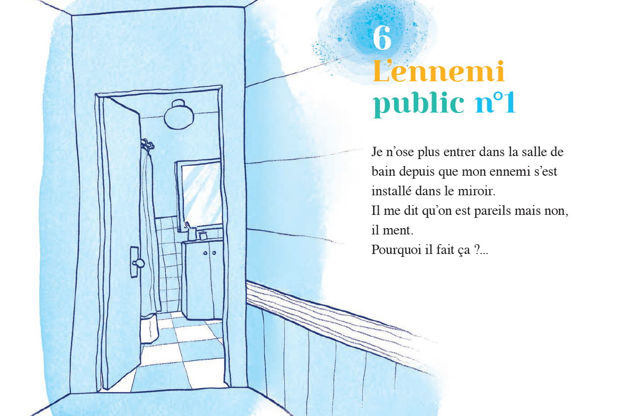 Bras de fer dans une salle de bain