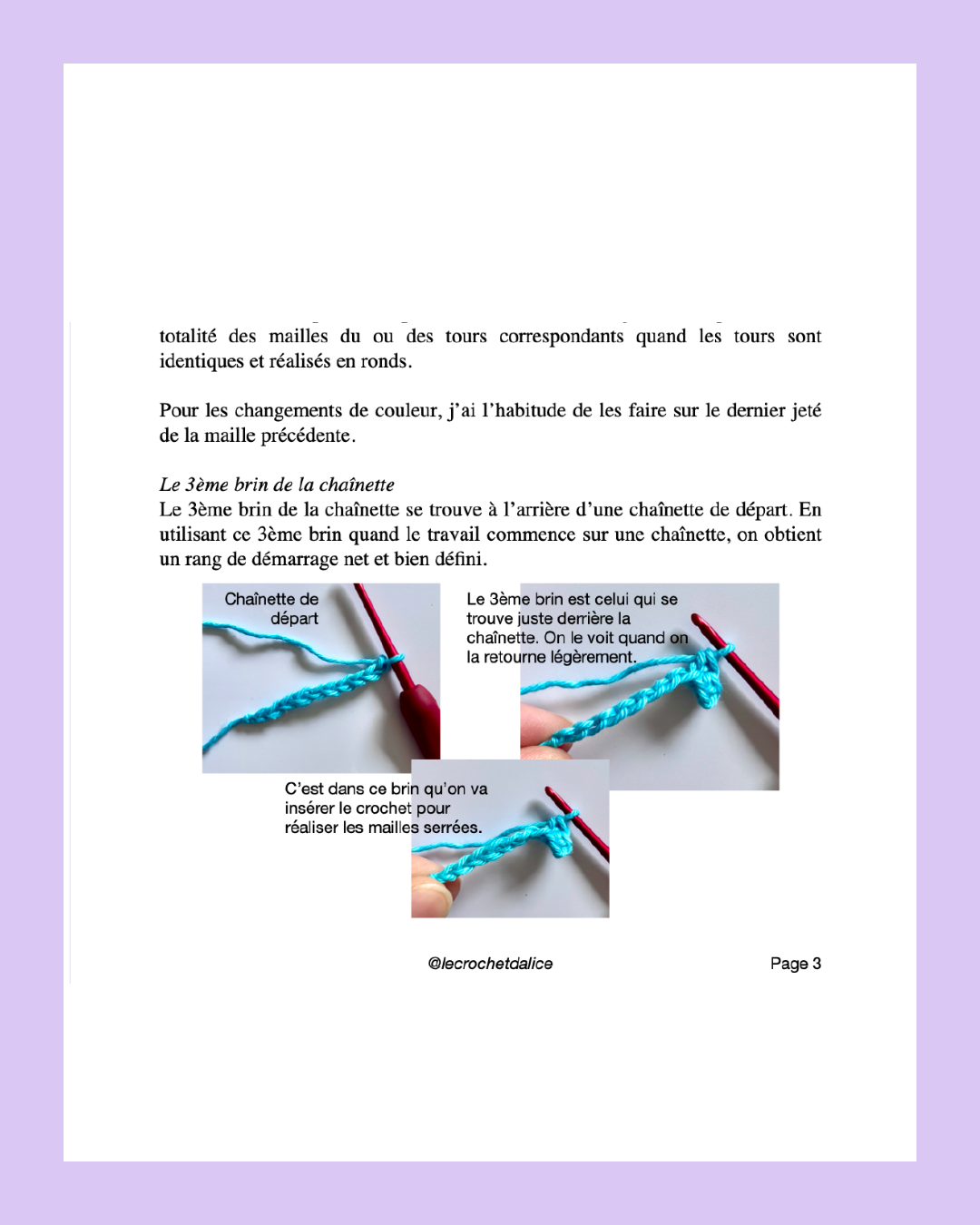 Patron de crochet du Doudou Ours par Le Crochet d'Alice